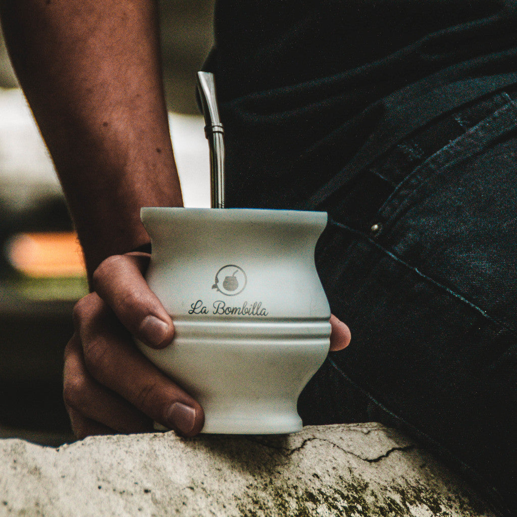 Calebasse inox blanche